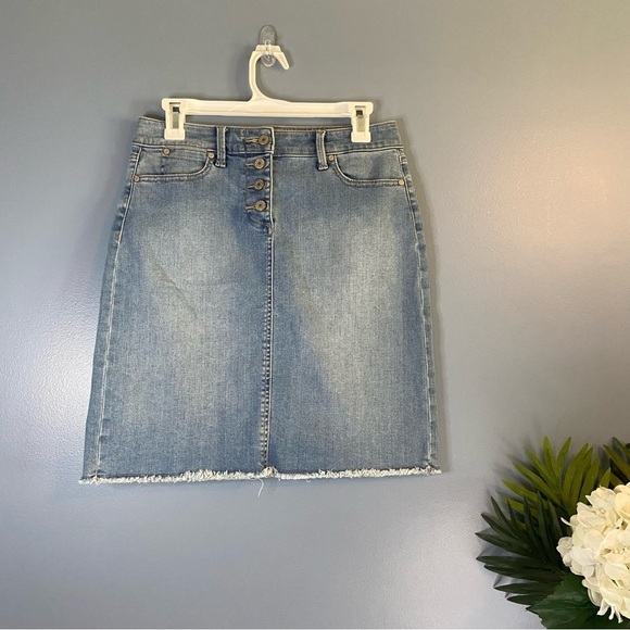 Talbots Dresses & Skirts - 3/$30 Talbots Button Front Denim Mini Skirt
